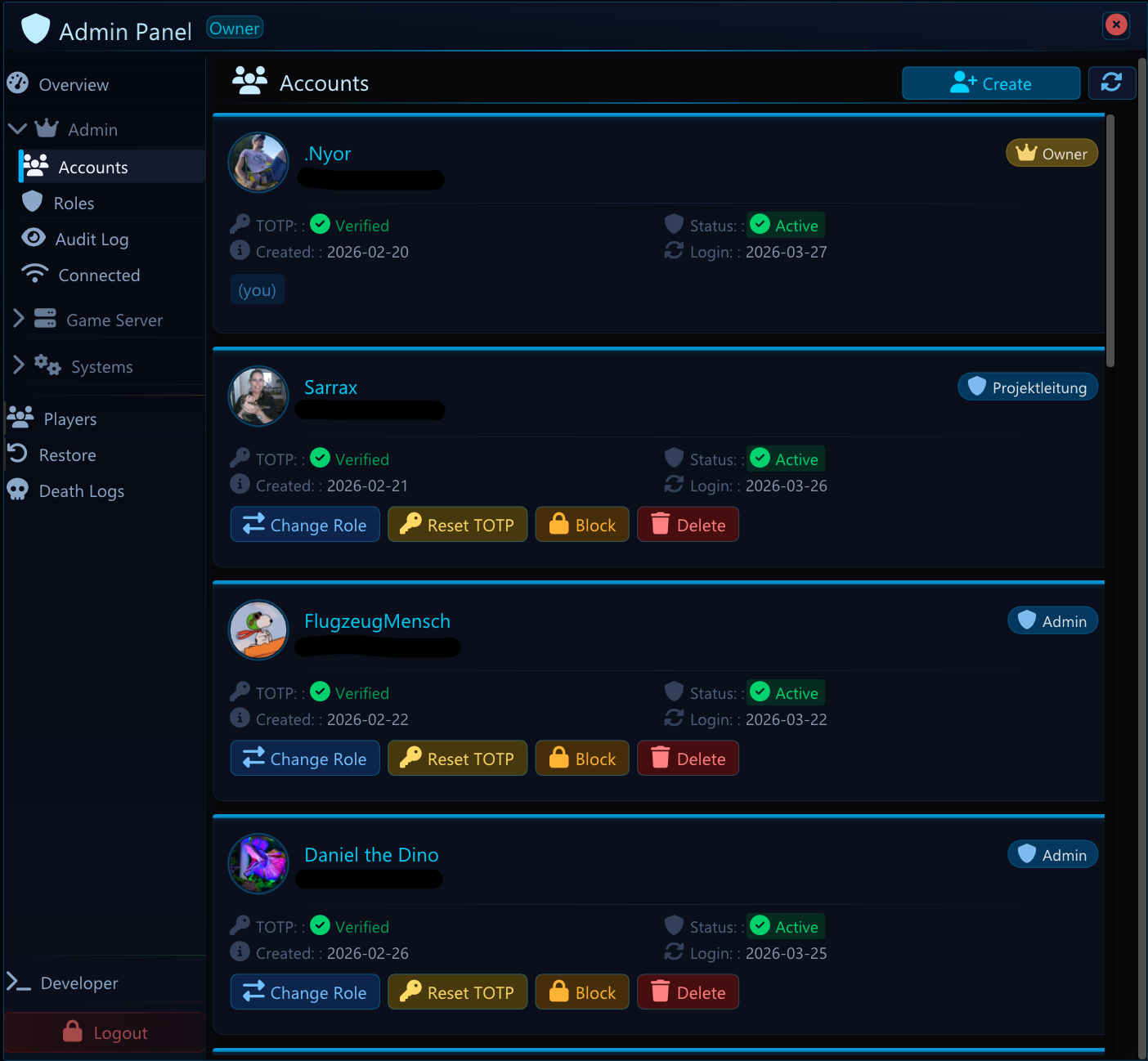 Admin Panel