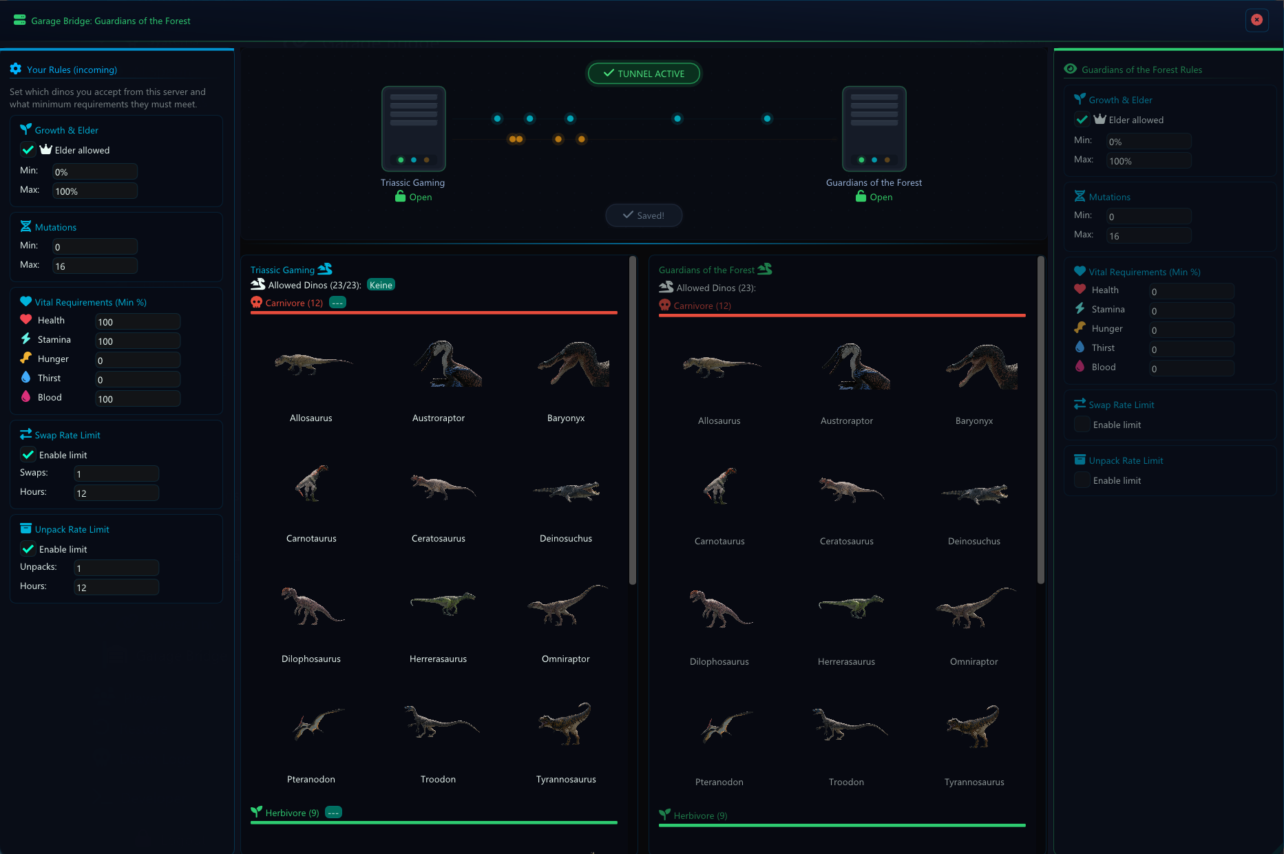 Server Link System